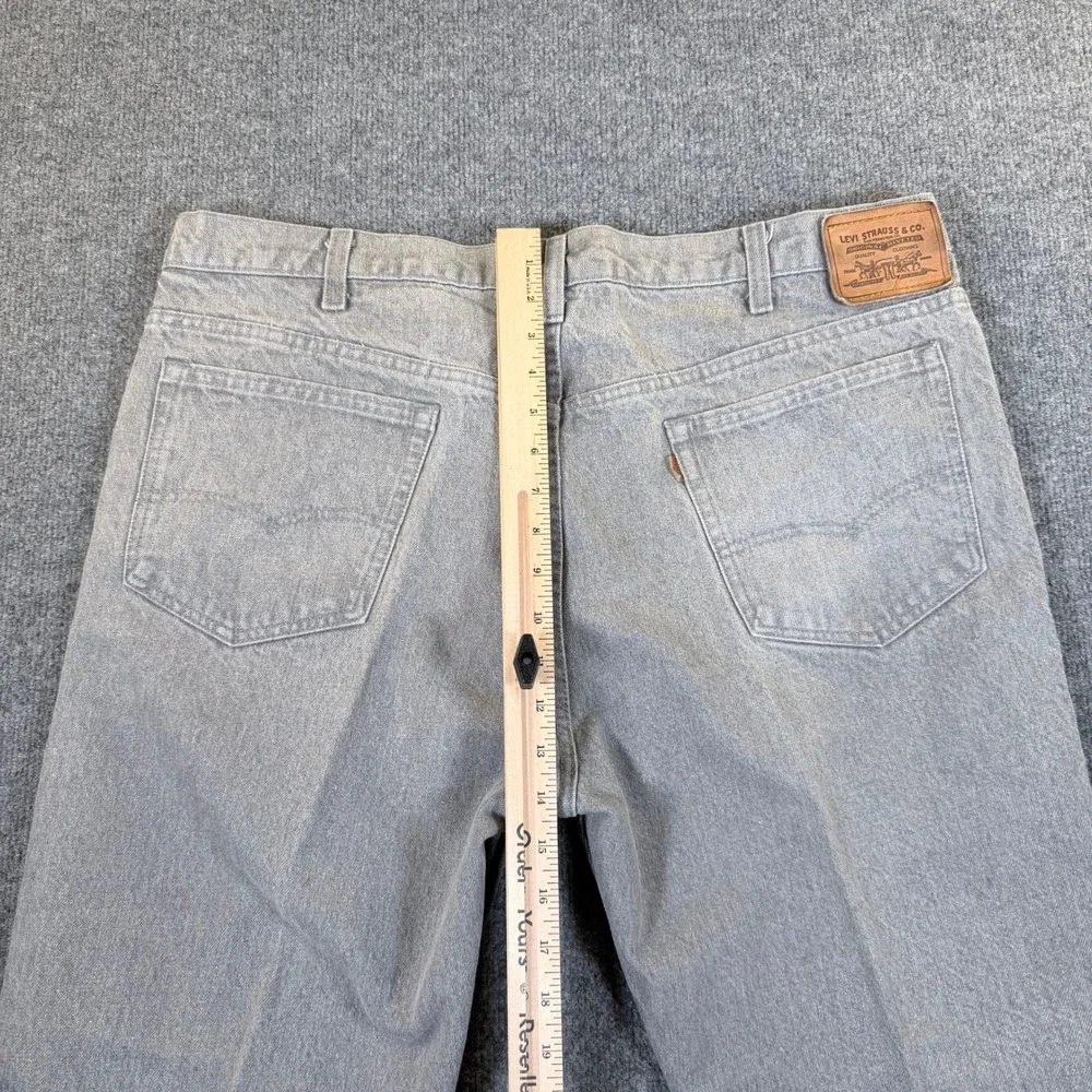 Vintage Levis For Men Jeans Gray Denim Relaxed Fit Straight Leg Y2K 90s #2832‎